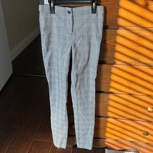 Gray Plaid Stretch Pant 2/26